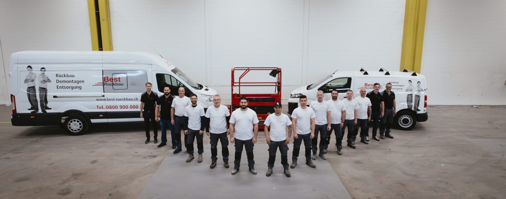 Best-Rückbau Team bei der Arbeit